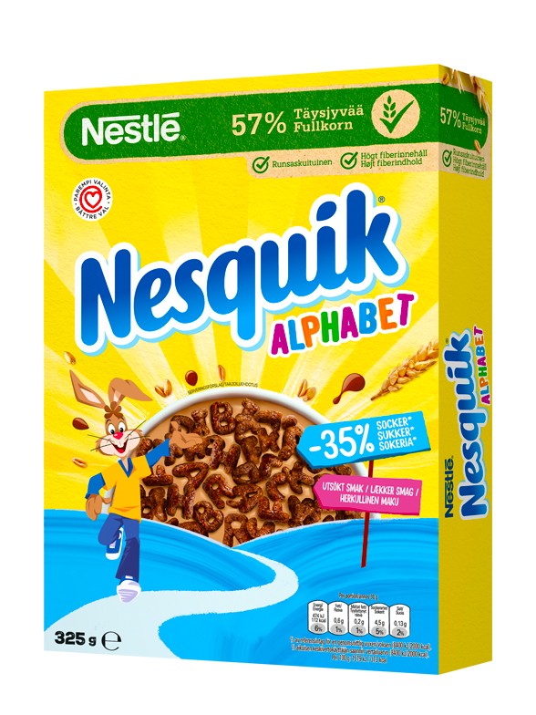 Cereales Nesquik Alfabeto 325 grs.