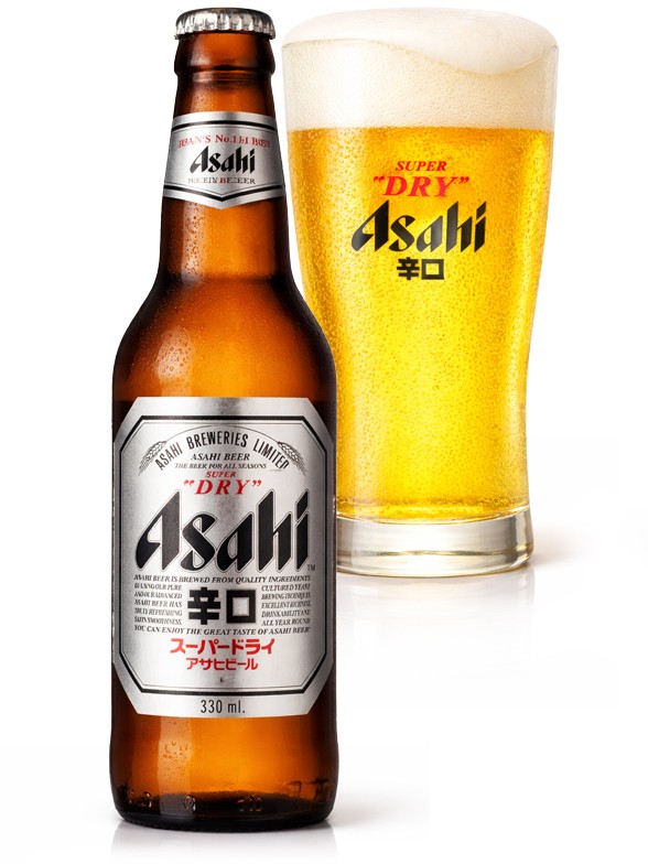 Cerveza Japonesa Asahi 330 ml.