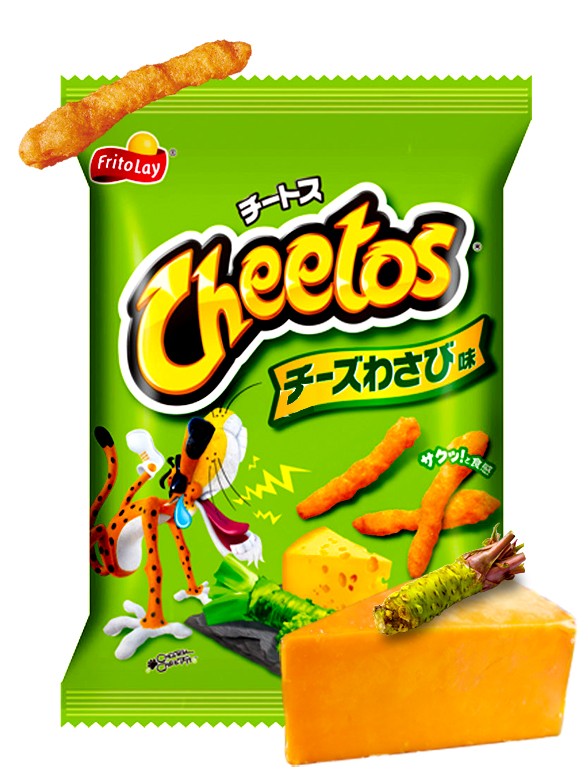 Cheetos Japoneses de Queso con Wasabi 65 grs.