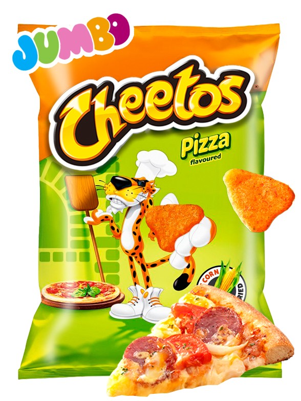 Cheetos Pizzerini sabor Pizza Big Bag | JUMBO 160 grs.