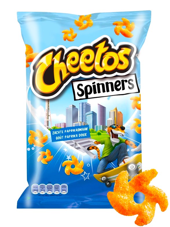 Cheetos Spinners Paprika 110 grs.
