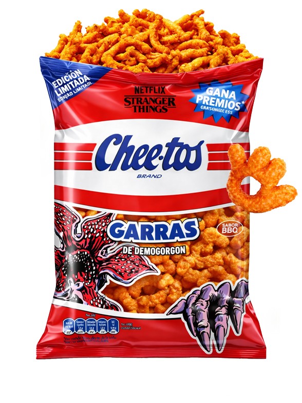 Cheetos Garras de Demogorgon 75g.