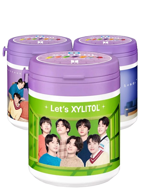 Chicles XYLITOL Edición Extra Limitada BTS Sabor a Frutas 7
