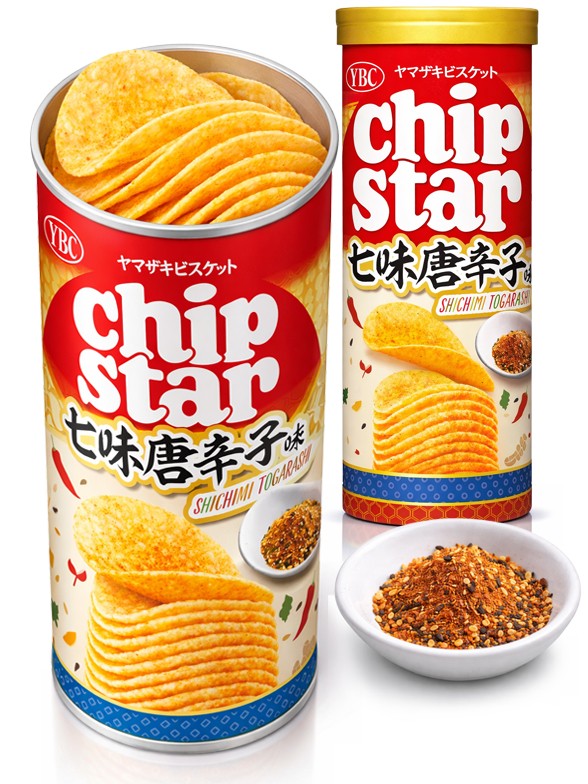 Patatas Chips Star con Sichimi Togarashi | BIG 105g.