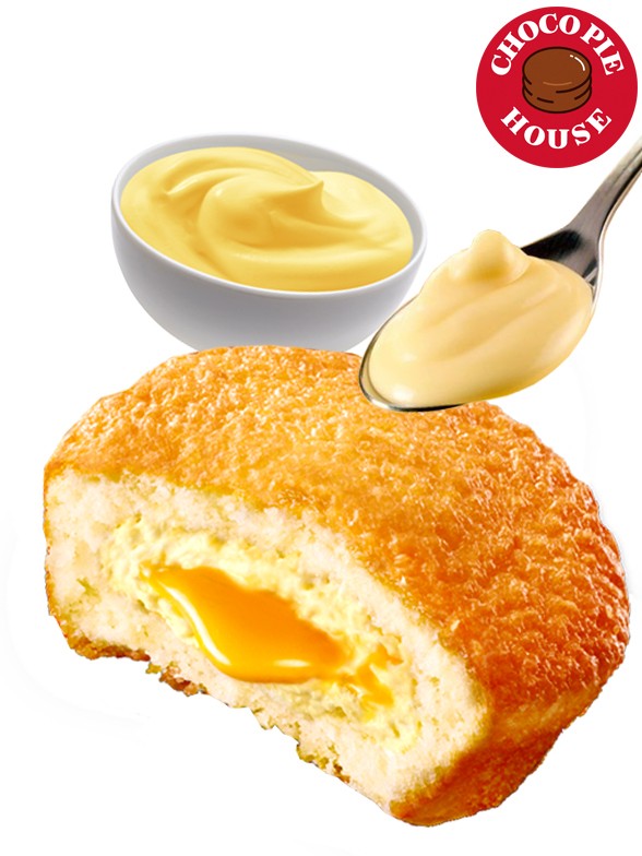 Choco Pie Golden con Crema Pastelera | Unidad