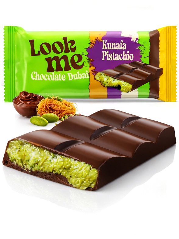 Look Me Chocolate Dubái Kunafa & Pistacho | Look Me 51g.