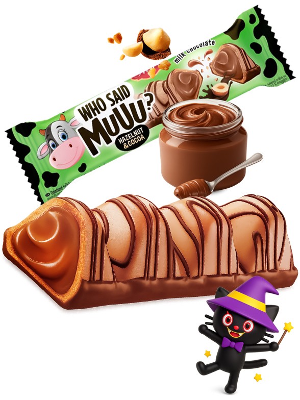 Chocolatina Waffer con Doble Chocolate Nociola | Dairy Sweets 22g.