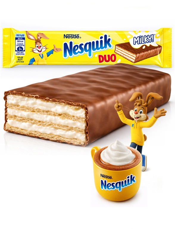 Chocolatina Nesquik DUO con Leche | Nestlé 26 g