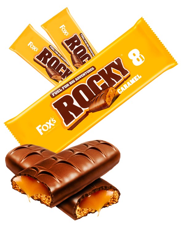 Galletas Fox's de Chocolate y relleno de Toffe | Rocky | MULTI PACK