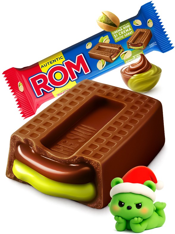 Chocolatina de Chocolate y Crema de Pistacho Salty | Dairy Sweets 44 grs