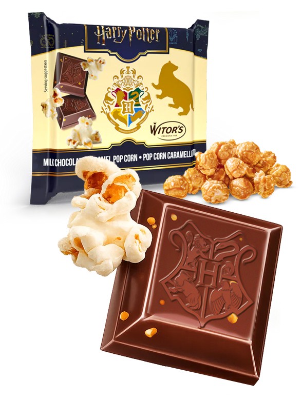 Chocolate con Leche con Palomitas Caramelizadas | Harry Potter