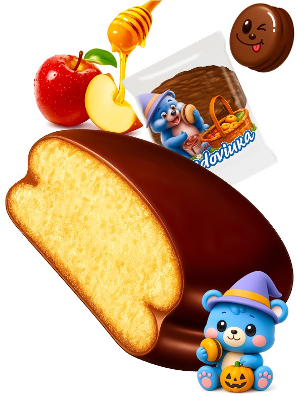 Choco Pie Linzer de Miel, Chocolate y Canela | Dairy Sweets 40g.