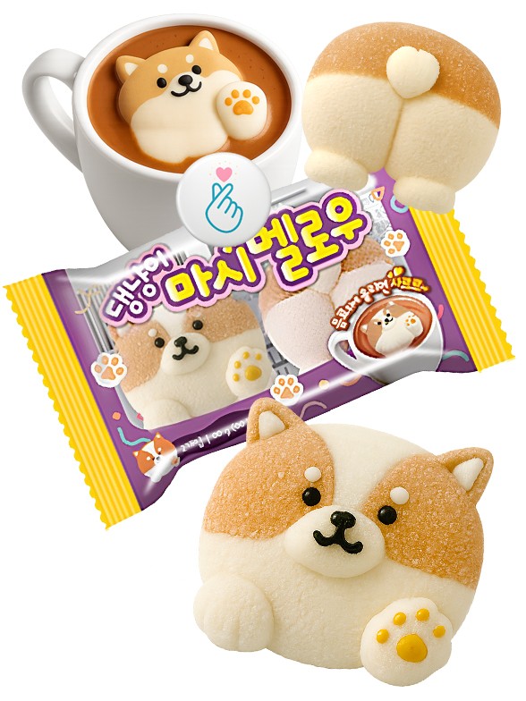 Chuche Marshmallow Coreana de Perrito Inu para Café 30g.
