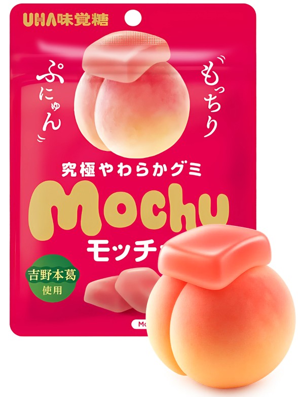 Chuches Mochi-Mochi de Melocotón Momo | UHA 45g.