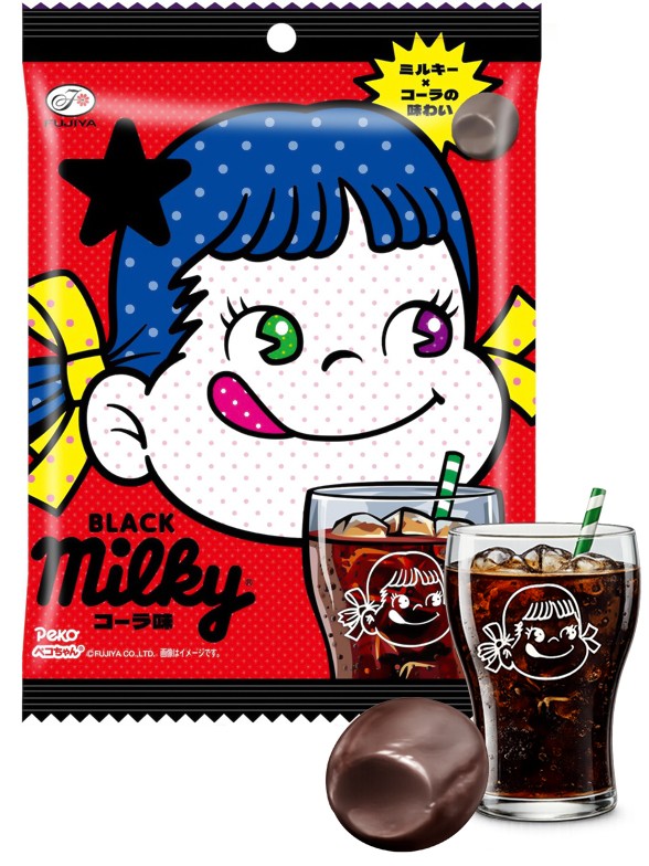 Caramelos Blandos Black Milky de Cola | Peko Chan 64g.