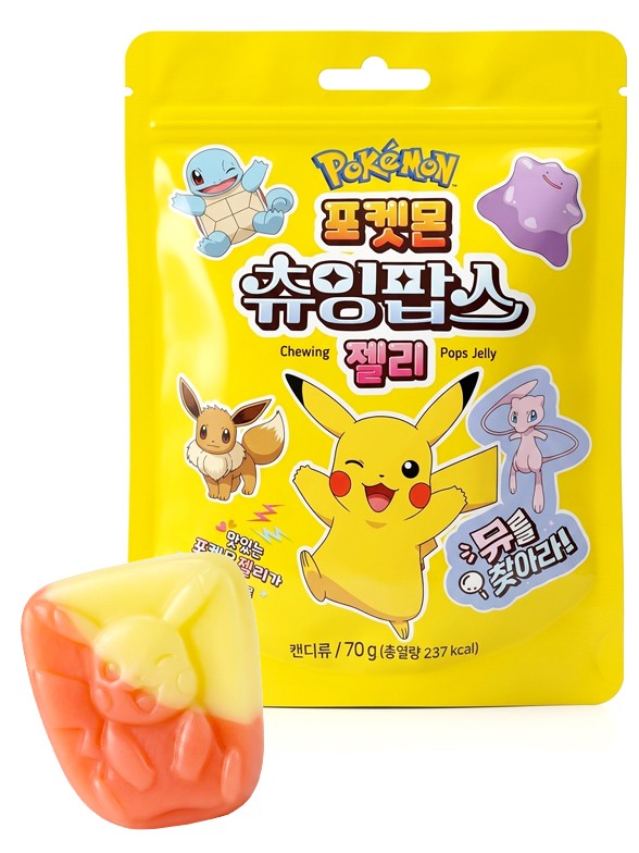 Chuches Pokémon de Frutas | Chewing Pops Jelly 70 g