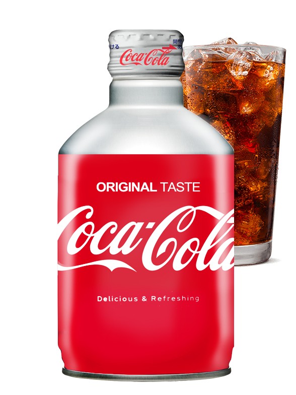 Coca Cola Japonesa Botella Aluminio | 300 ml.