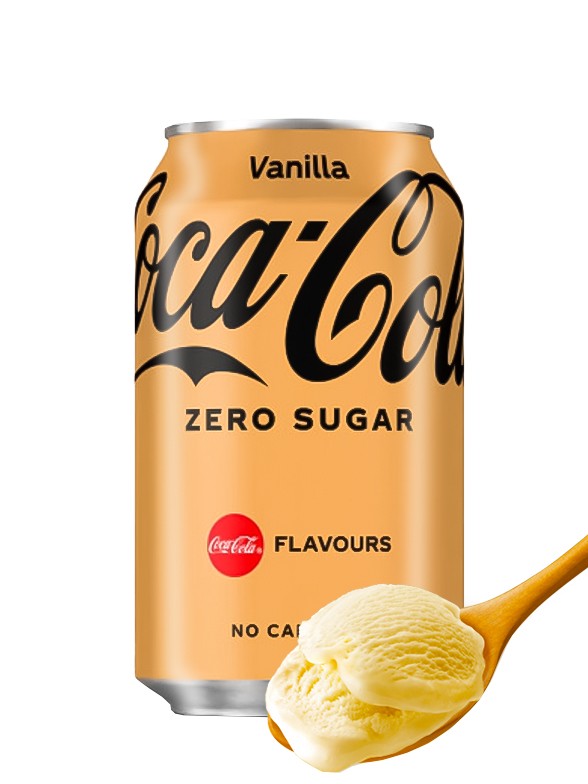 Coca Cola Vainilla Zero 330 ml. | Nuevo Diseño