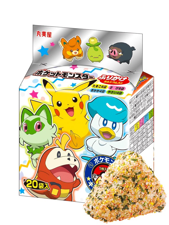 Condimento Furikake Bento Receta Pokémon | 4 Sabores 50 grs.