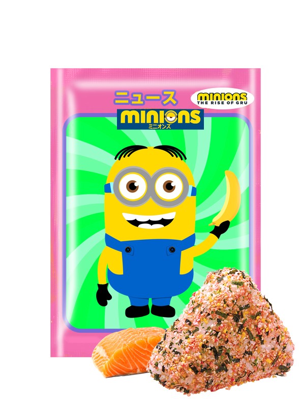 Condimento Furikake Minions Sabor Salmón | Unidad