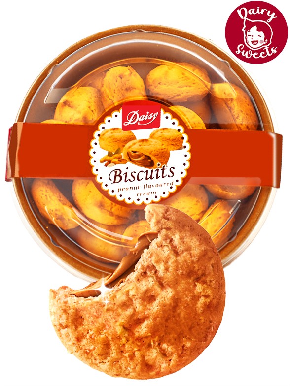 Cookies de Crema de Cacahuete | Caja Retro Collection | Dairy Sweets 200g.