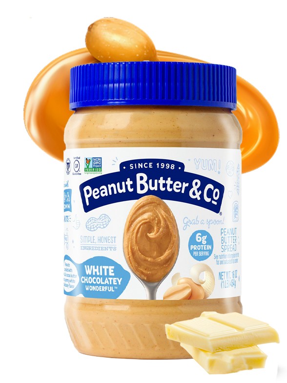 Crema de Cacahuete con Chocolate Blanco | 445 grs. | OFERTA!!