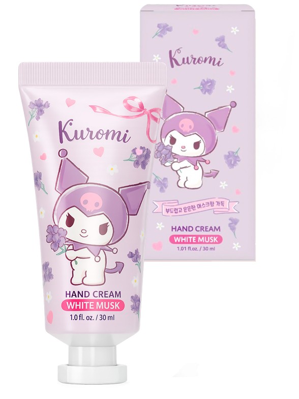 Crema de Manos Coreana White Musk | Kuromi 30ml.