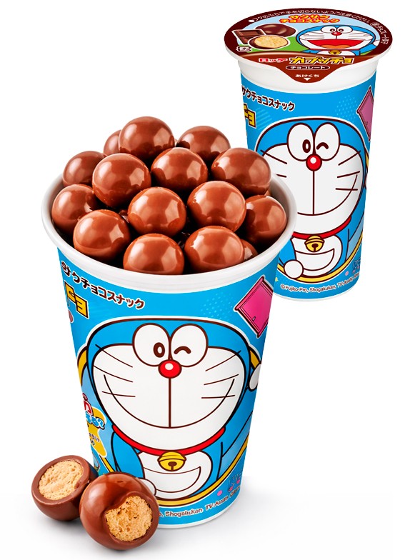 Bocaditos de Chocolate Lotte Capuche Doraemon 38g.