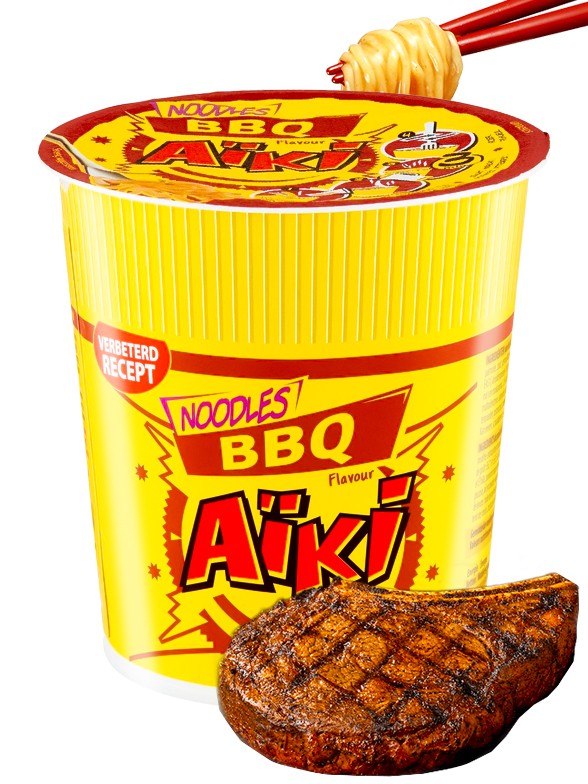 Cup Noodles de Barbacoa | Aïki 67 grs.
