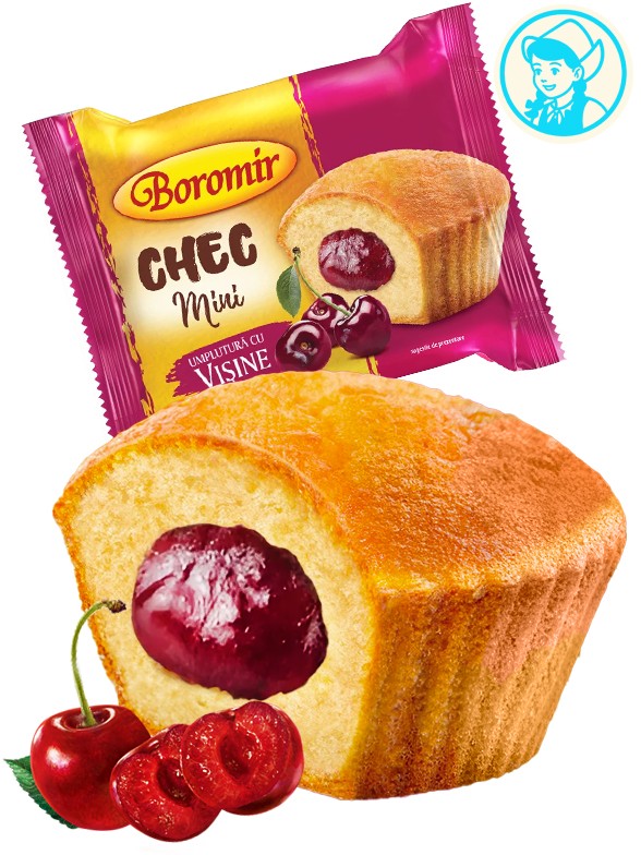 Pastelito Muffin de Mermelada de Guindas | Dairy Sweets 50 grs.