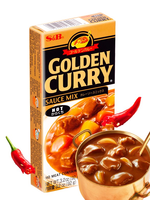 Curry Japonés con 35 Especias, Golden Curry | 5 raciones | Picante