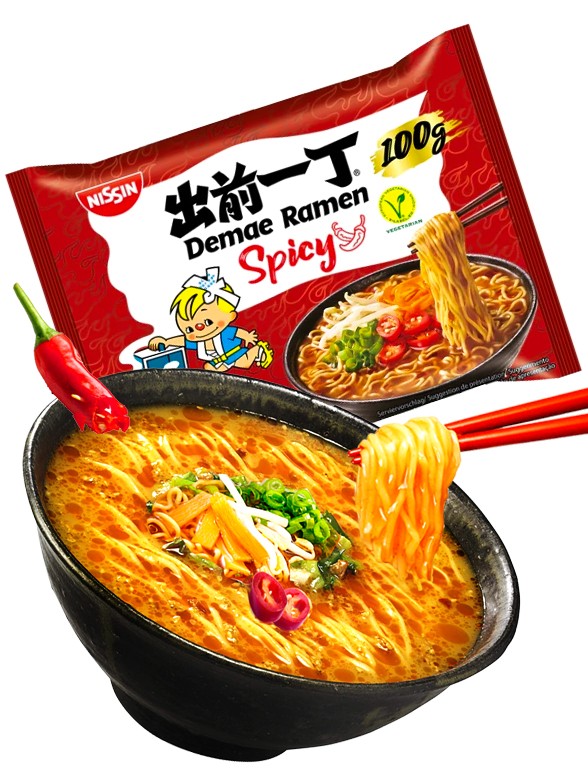 Demae Ramen Nihon Classic Sésamo y Shoyu Picante 100g.