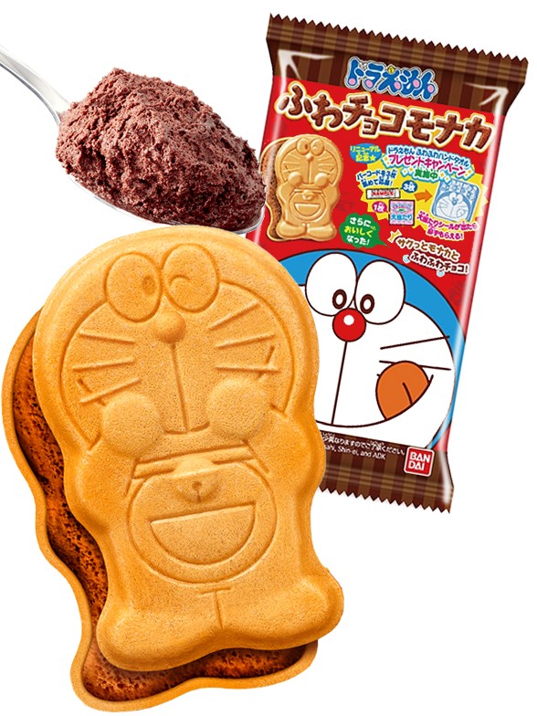 Doraemon de Barquillo y Mousse de Chocolate 16 grs