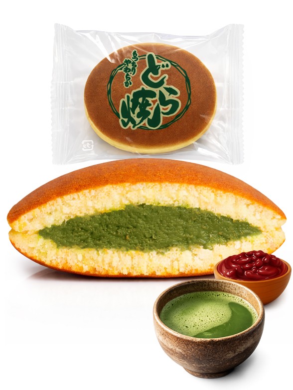 Mini Dorayaki de Crema de Matcha | Unidad 22g.