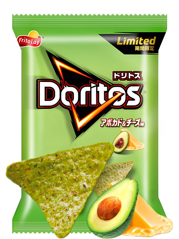 Doritos Japón Sabor Aguacate con Queso Cheddar 55 g.