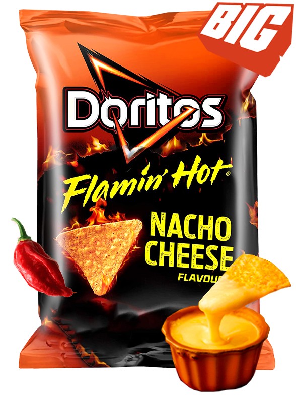 Doritos Sabor Nacho Flamin' Hot 170 grs.