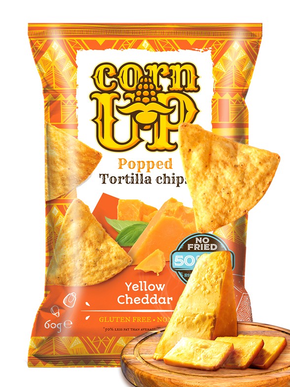 Nachos Corn Up Yellow Cheddar 60 grs.