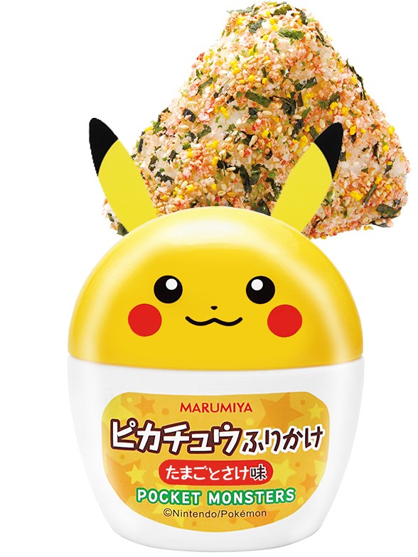 Condimento Furikake Pikachu Pokemon Onigiri de Huevo y Salmón 20 grs.