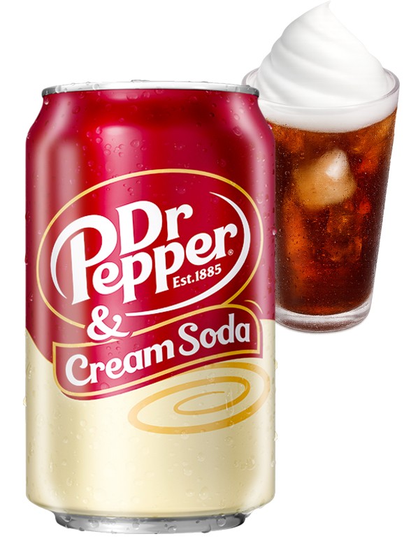 Dr. Pepper USA Cream Soda 355 ml.