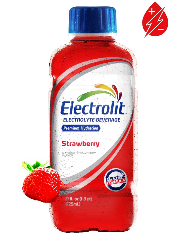 Bebida Rehidratante Isotónica Fresa | Electrolit 625 ml.