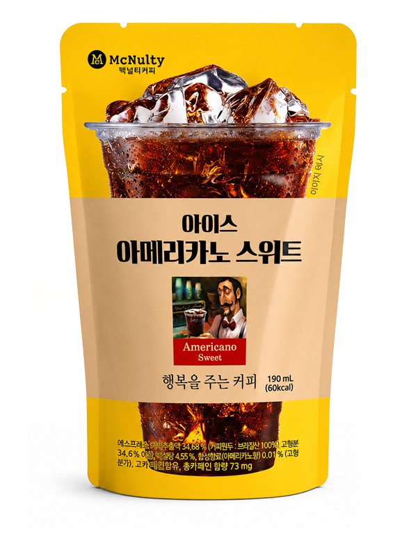 Café Coreano Estilo Americano Dulce | McNulty Pouch 190 ml