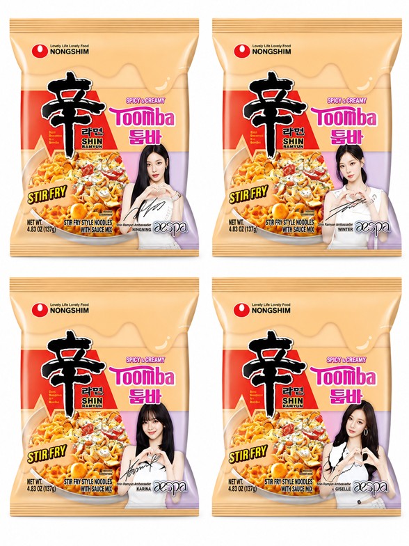 Fideos Ramen Shin Ramyun Toomba x aespa 137 g