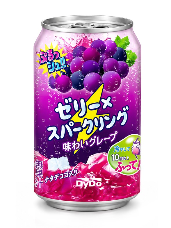 Refresco con Gelatina Mogu Mogu Uva 280g.