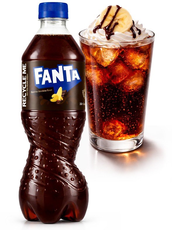 Fanta de Banana y Chocolate 500 ml.