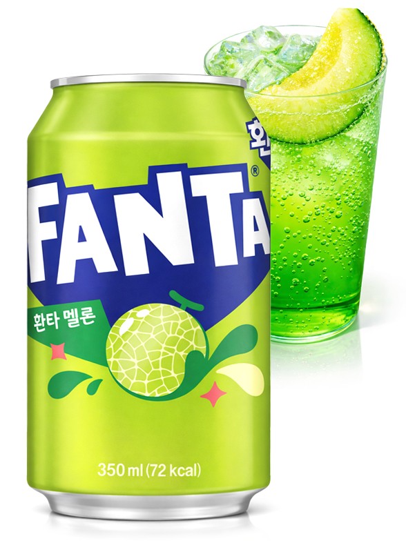 Fanta Corea de Melón 350ml.