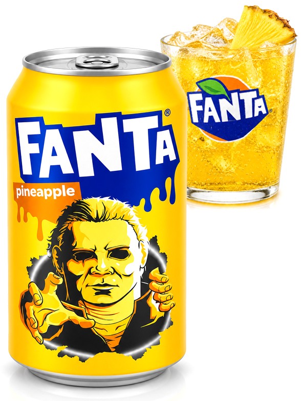 Fanta de Piña USA | Halloween Michael Myers 355 ml.