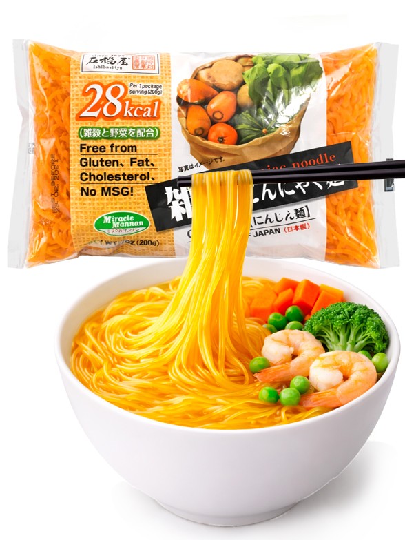 Fideos de Konjac | Natural Shirataki con Zanahorias 200g.