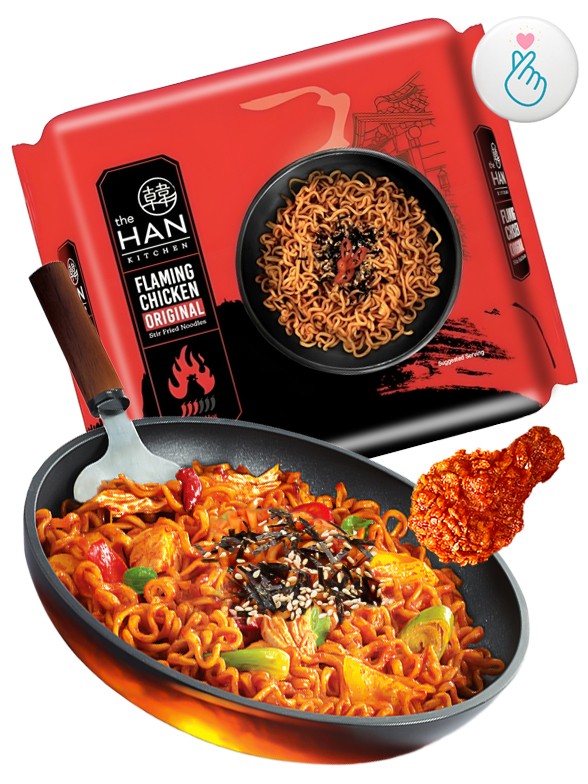 Fideos Ramen Coreanos Picantes | Receta Puesto Callejero Pocha | Ramyun Han 118g.