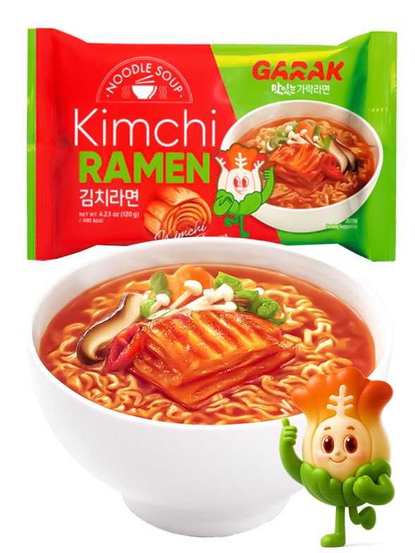 Fideos Ramen Coreano Kimchi | Garak 120g.