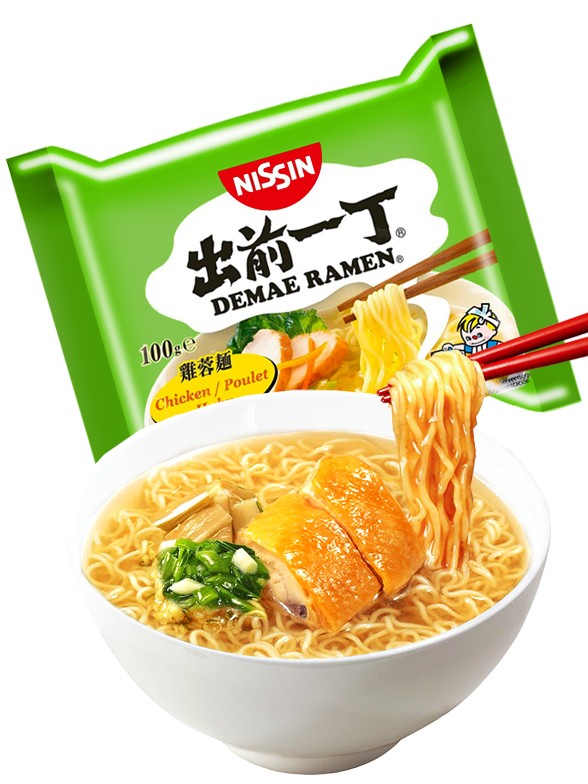 Demae Ramen Nihon Classic Pollo | Nissin 100g.